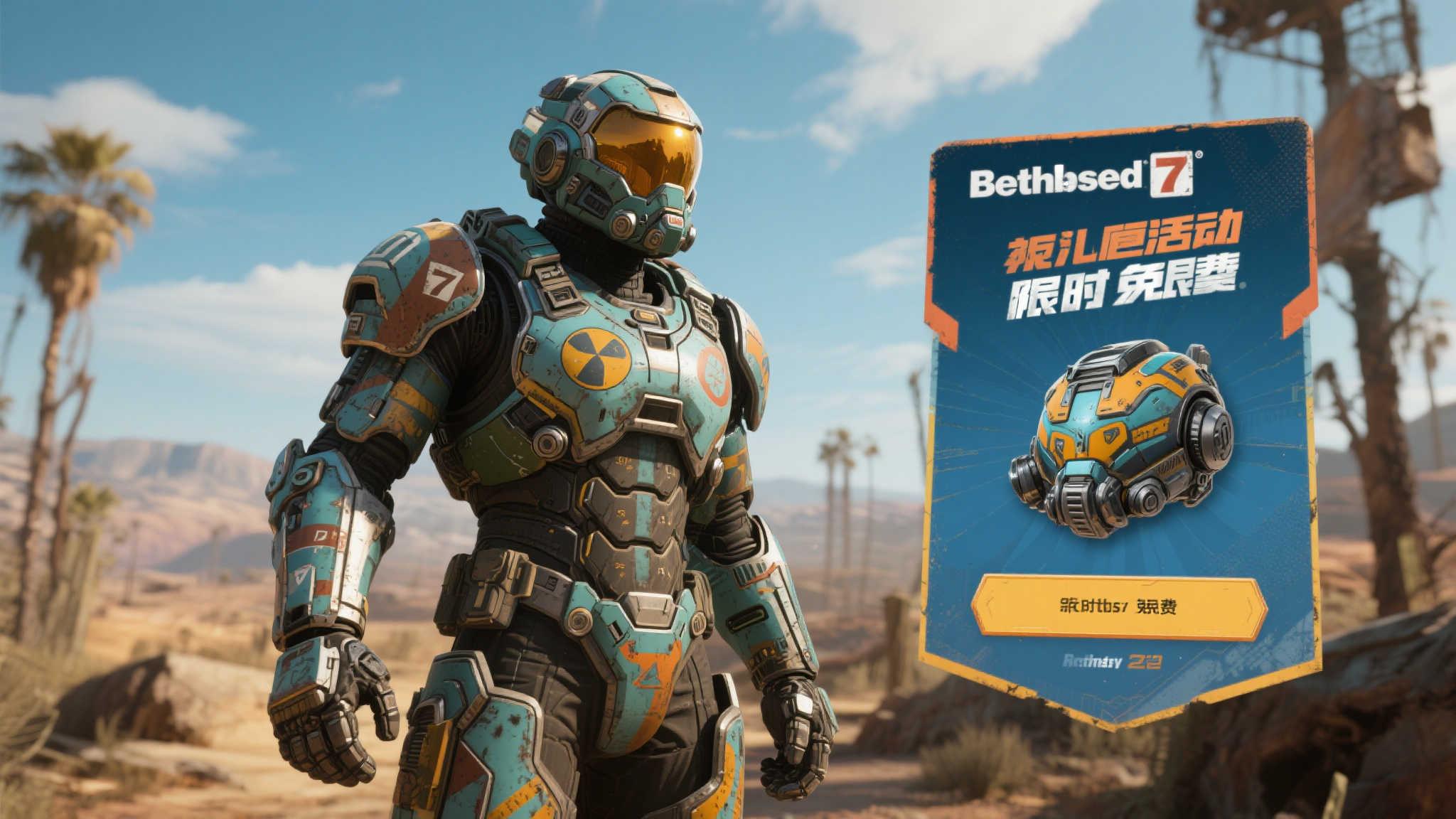 B社限时福利:《辐射76》免费动力甲皮肤惊喜上线 作为一名《辐射76》的忠实玩家,你是否曾