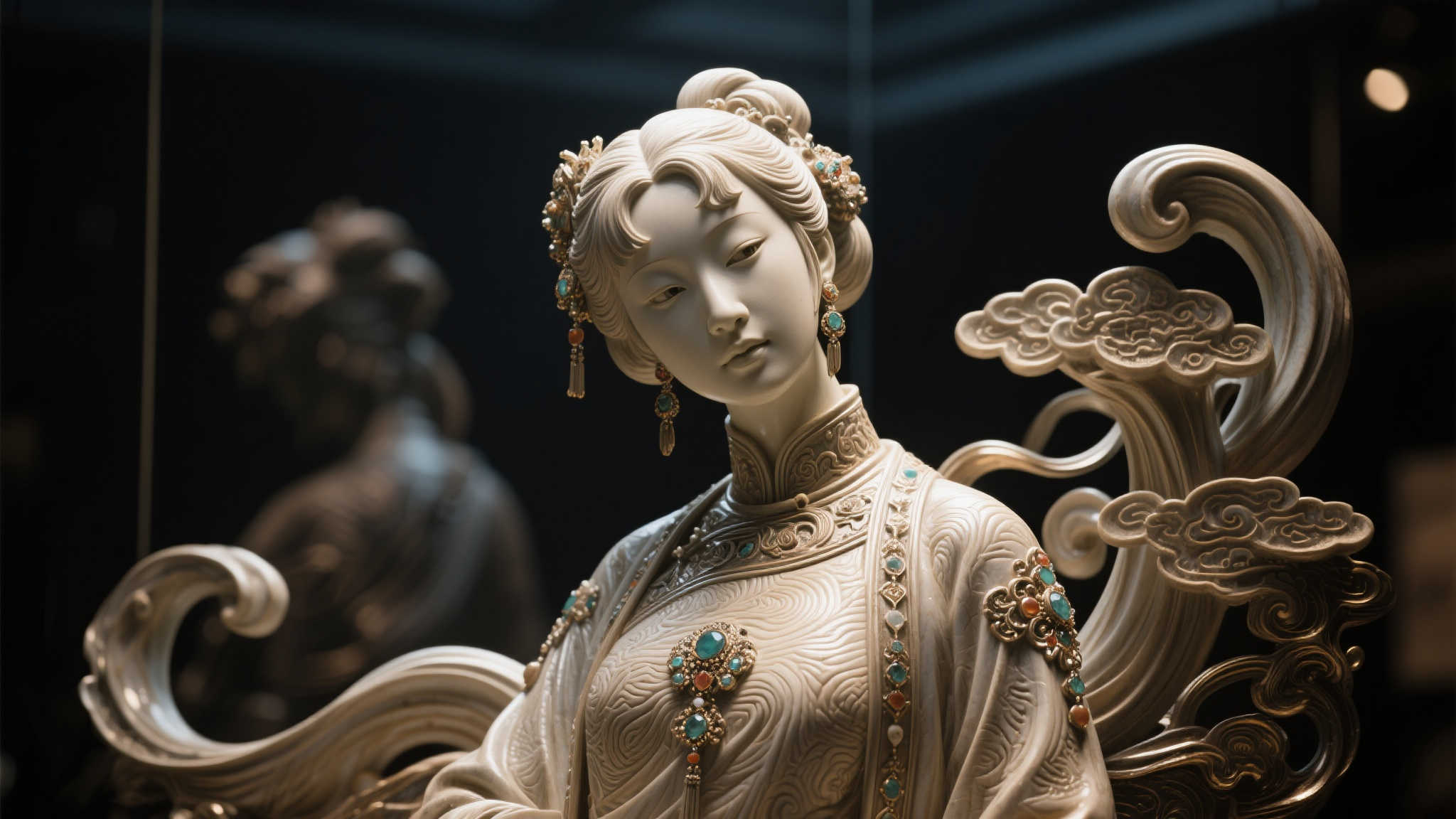 《黑神话:悟空》四妹全身雕像亮相,明日预售开启! 《黑神话:悟空》四妹全身雕像亮相,明日预售开启!