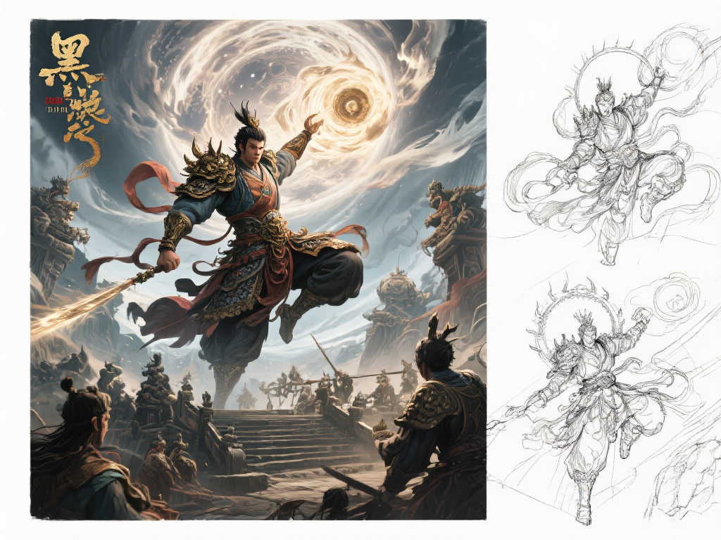 《黑神话》隐藏设定曝光:大闹天宫再现,杨戬法相惊天! 《黑神话》隐藏设定曝光:大闹天宫再现,杨戬法相惊天!