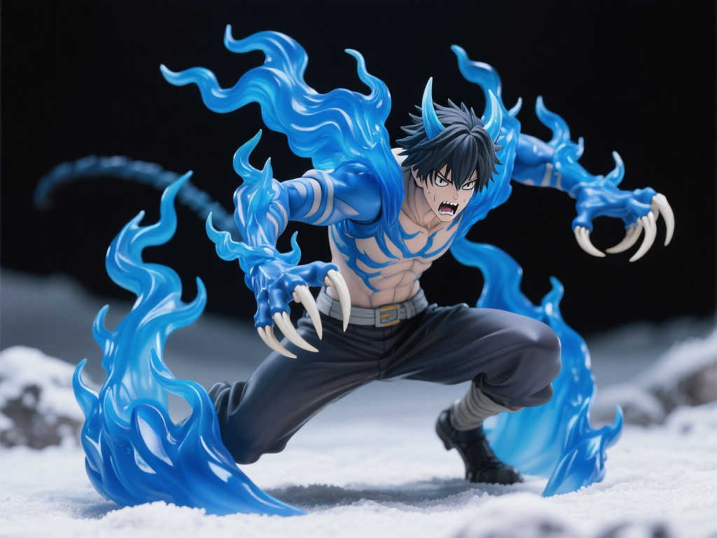 KOTOBUKIYA《青之驱魔师:雪之尽头篇》奥村燐 恶魔觉醒形态 KOTOBUKIYA《青之驱魔师:雪之尽头篇》奥村燐 恶魔觉醒形态