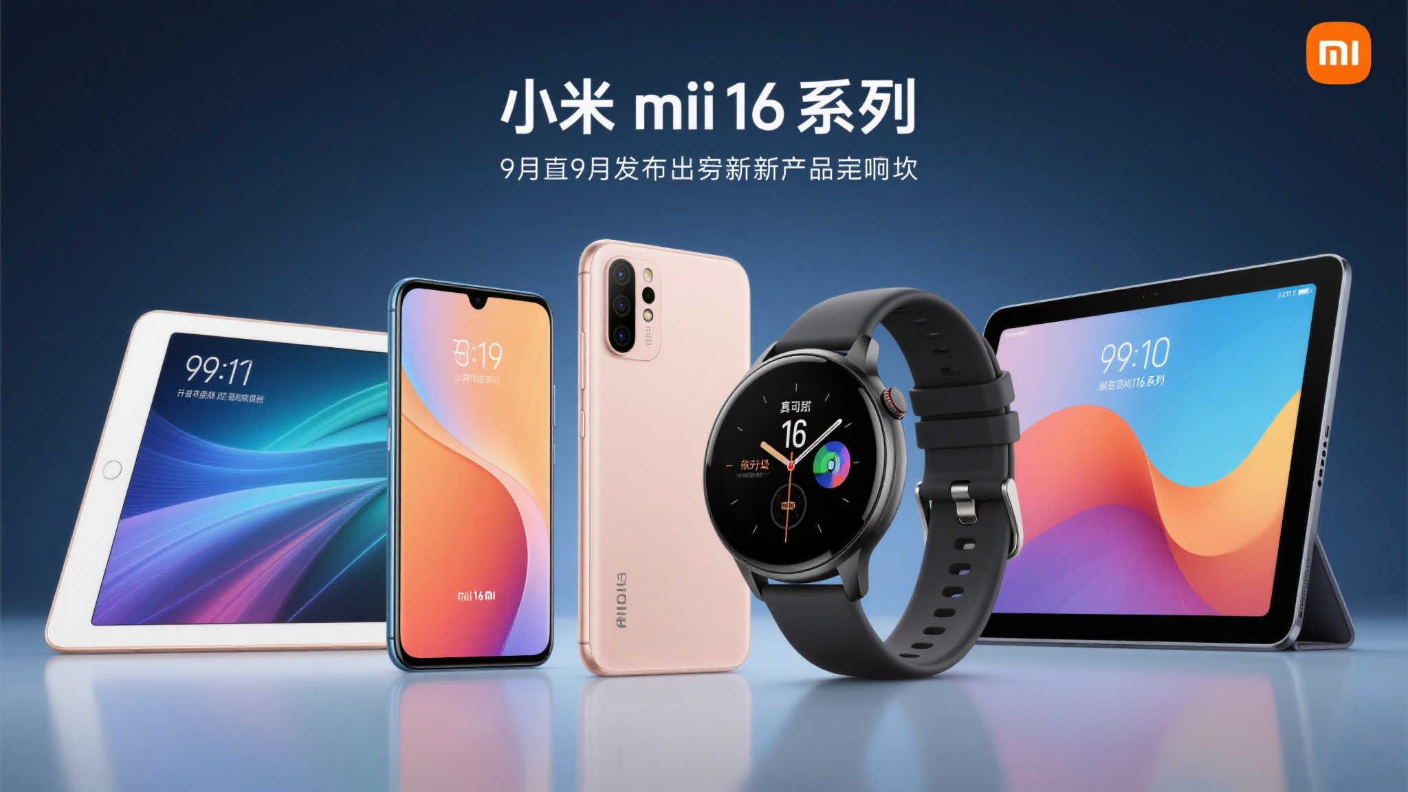 小米9月惊喜揭晓:16系列旗舰、全新手表平板齐登场! 小米9月惊喜揭晓:16系列旗舰、全新手表平板齐登场!