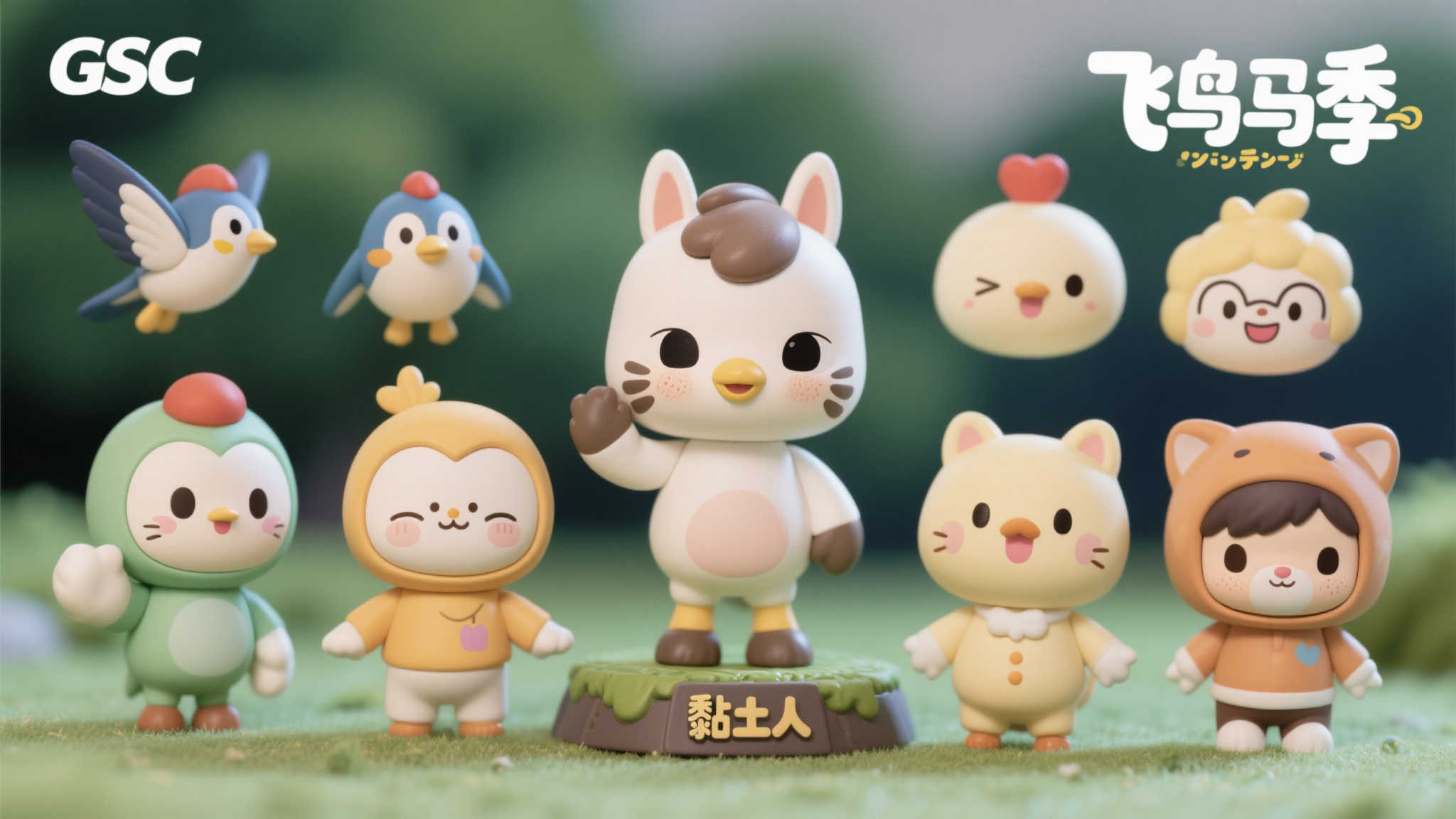 《蔚蓝档案》飞鸟马季黏土人亮相！GSC宣布2026年1月上市